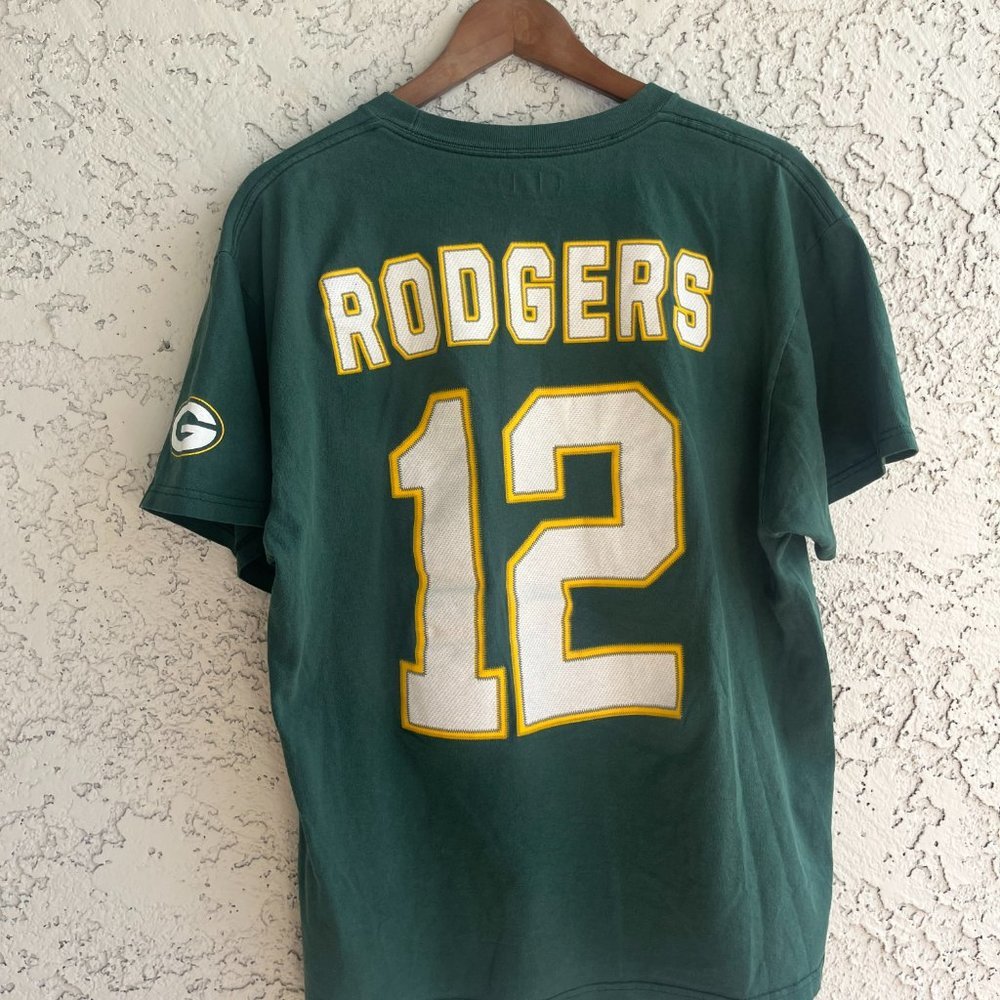 AARON RODGERS GREEN BAY PACKERS T-Shirt Men's Large - Picture 6 of 6